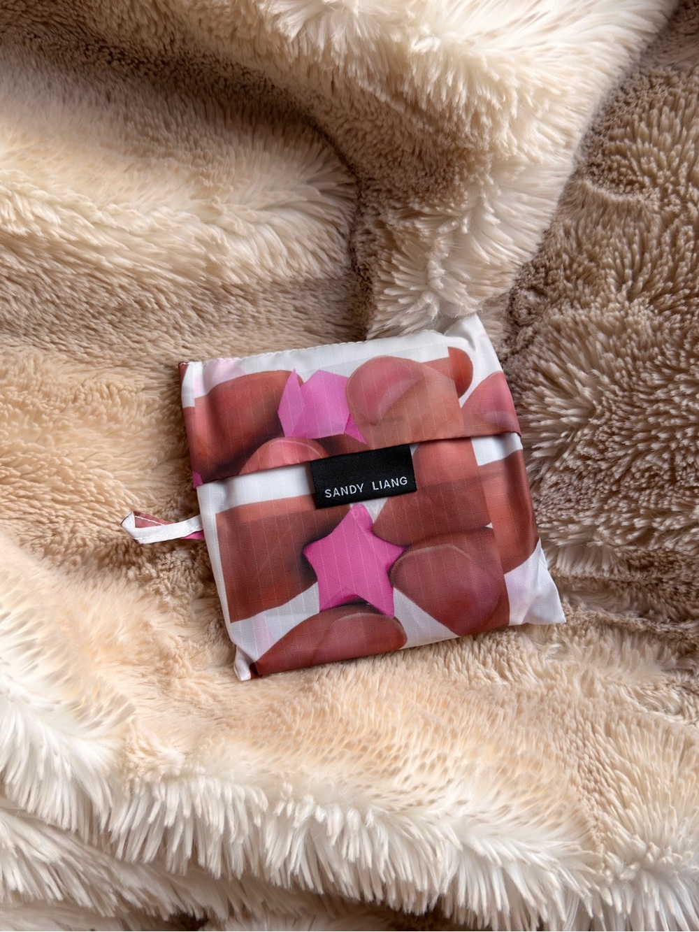 BAGGU X Sandy Liang Standard Reusable Bag in Paper Stars NWOT
